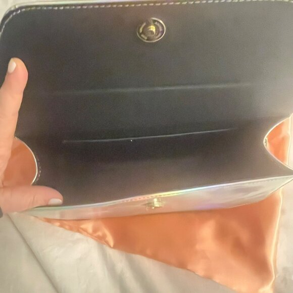 Anima Iris $625 Holographic Zoe Hand Bag Purse Designer Luxury - Picture 9 of 11